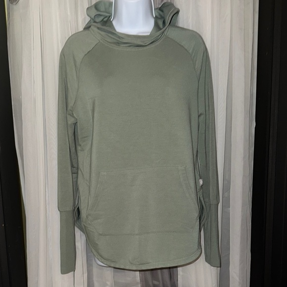 Skechers Green Boxy Relaxed Hoodie Sweatshirt - Picture 1 of 10